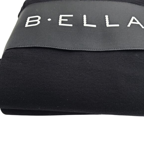 70% Cotton Blend Tights SMALL Black B.ella Erika Opaque NEW Italian Luxe Hosiery - Picture 4 of 5